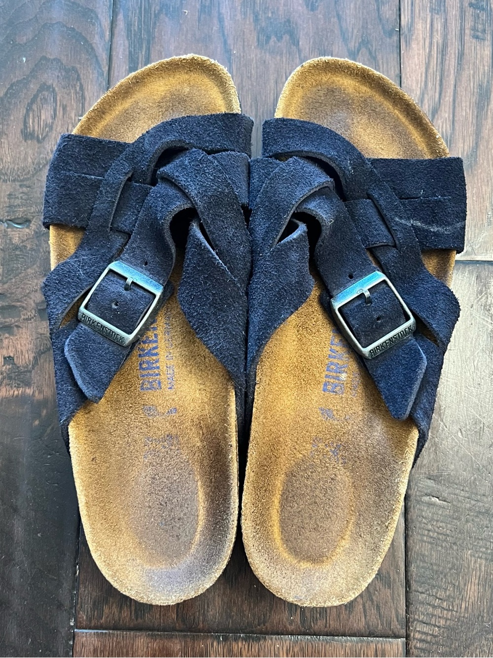 Birkenstock Lugano Soft Footbed Suede Leather - Picture 6 of 8